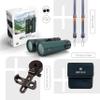 GOVIEW ZOOMR 10x42 Binoculars  Lightweight, Durbale Binoculars for Adults w/Smartphone Adapter GFRP Housing, Anti-Fog & Multi-Coated Lens  for Birdwatching, Wildlife, Boating, Oak Green view 3
