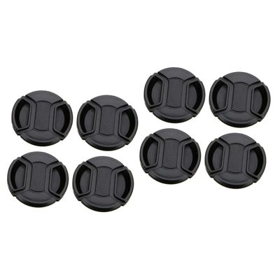 Gadpiparty 8pcs Center Pinch Lens Cover Splashproof Camera Lens Protector for Cameras Prevents Dust and Moisture Easy to Install
