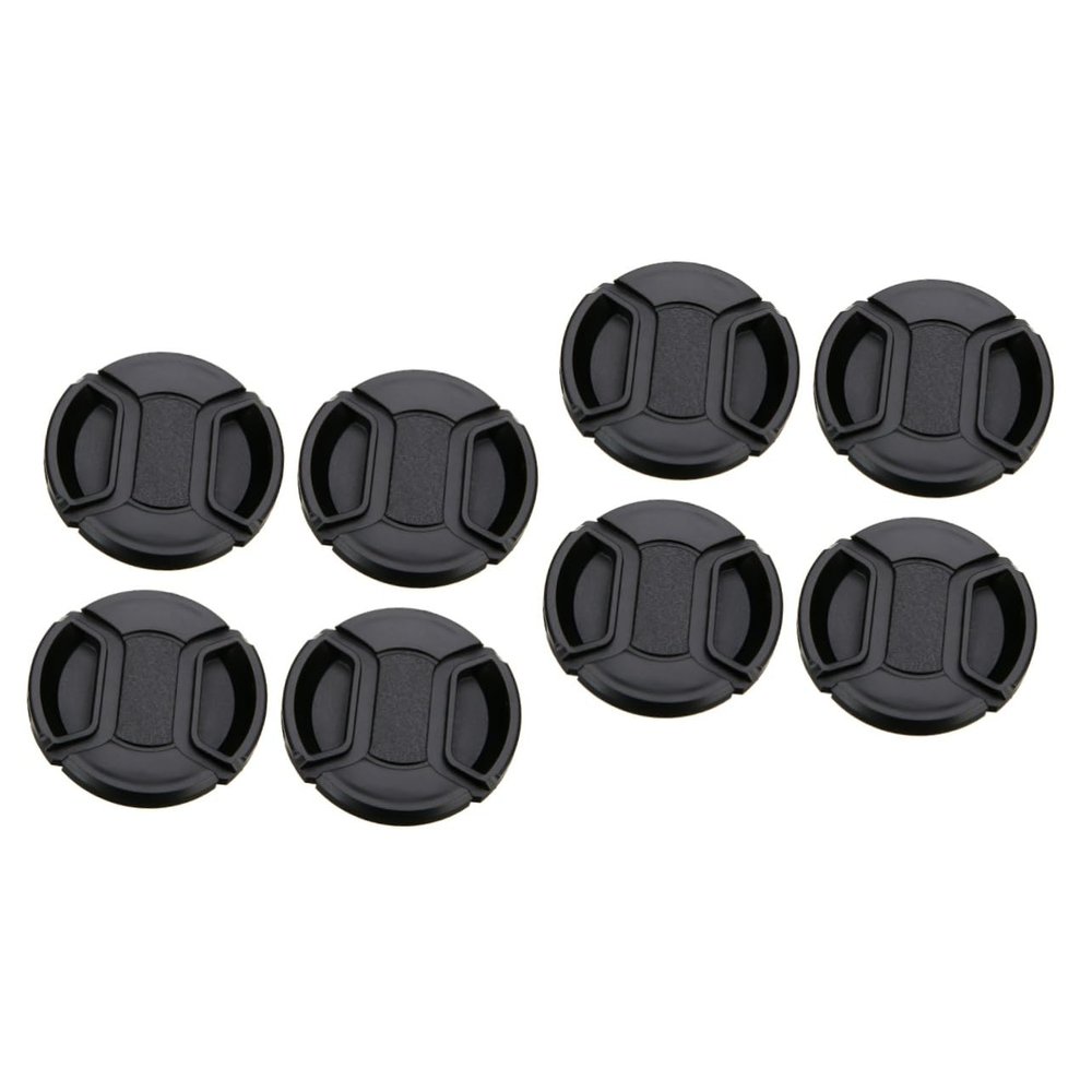 Gadpiparty 8pcs Center Pinch Lens Cover Splashproof Camera Lens Protector for Cameras Prevents Dust and Moisture Easy to Install