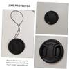 Gadpiparty 8pcs Center Pinch Lens Cover Splashproof Camera Lens Protector for Cameras Prevents Dust and Moisture Easy to Install view 2