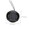 Gadpiparty 8pcs Center Pinch Lens Cover Splashproof Camera Lens Protector for Cameras Prevents Dust and Moisture Easy to Install view 3