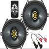 KICKER Speakers 6X8 inch for Ford F-650/F-750 2000-2019 Upgrade Kit - Pair of CS Series with Harness, Coaxial Car Audio Front Door Speaker CSC684, 46CSC684 view 1