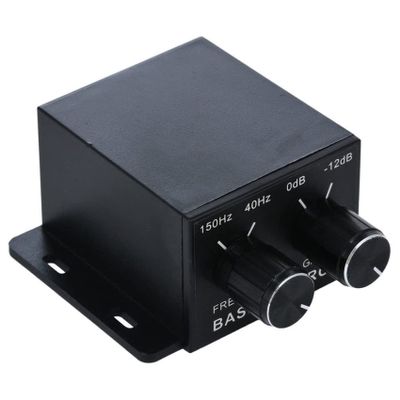 Hubceuo Car Audio Regulator Amplifiers Bass Subwoofer Stereo Equalizer Controller 4