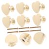 Gadpiparty 6pcs Heart Shaped Zinc Alloy Drawer Pulls Boy Girl Room Furniture Handles Charming Design for Cabinets and Dressers Durable and Easy to Grip view 4