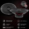 DS18 Elite Audio Trio Bundle - 2X 6.5 Hybrid Midrange Speakers, 2X 6x9 Coaxial Speakers, 2X Super Bullet Tweeters - Pro Car/Truck/SUV Audio Bundle Speakers view 3