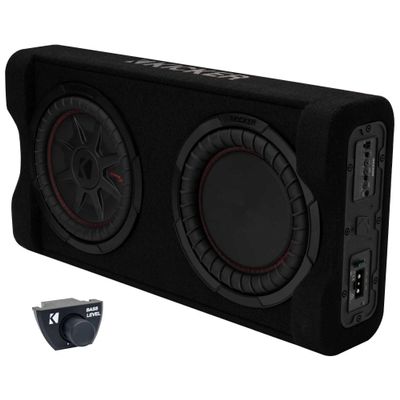 Kicker 51PTRTP10 - TRTP 10" 400w Powered Down Firing Loaded Subwoofer Enclosure