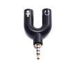 4pcs Cable Head Male to Female y Splitter Cable Head Audio Splitter for Phone Microphone Computer High Conductivity Portable Design view 3