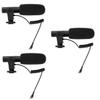 3pcs Photography Camera Interview Microphone Professional Condenser Mic for Camcorder Video Recording Shock-Resistant Design Heart-Shaped Pickup Pattern view 1