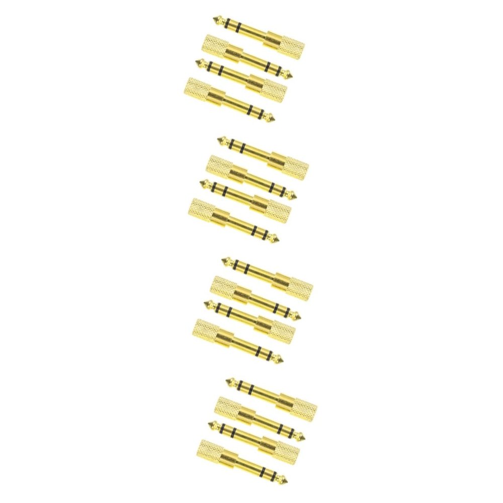 16pcs Stereo Cable Adapter Headphone Jack Extender Audio Adapter for Headphones Speaker Audio Converter
