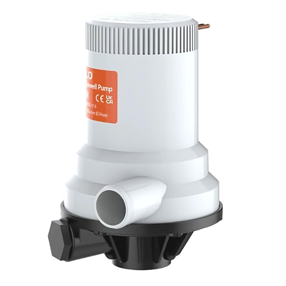 SEAFLO 01 series 1600 GPH Dual Port Livewell Pump 1" NPT Inlet 24V