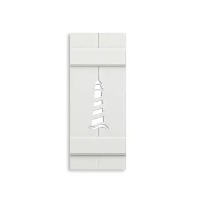 Nautical Shutter, Lighthouse Shutter for Your Beach House-Sold Individually (Width: 11.5, Height: 40.5)