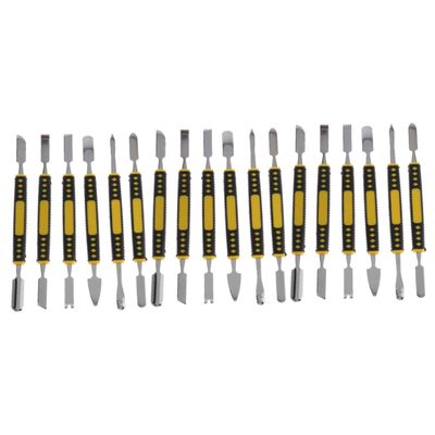 DirectNine Basics 18pcs Injection-Molded Metal Tool for Phone Shell Disassembly Prying and Dismantling Tools Non- Handle for Mobile Devices Tablets and Laptops