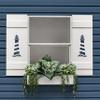 Nautical Shutter, Lighthouse shutter for your Beach House-Sold Individually (Width: 14.5, Height: 27.5) view 2