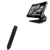 BoxWave Stylus Pouch Compatible with Presto Flex - Stylus PortaPouch, Pen Stylii Holder Carrier Portable Self-Adhesive - Jet Black view 1