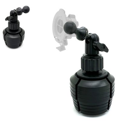 Heavy Duty 17mm & 22mm Ball Drinks Cup Holder Mount Compatible with Garmin Overlander dezl OTR 1000 1010 800 810 700 610 RV 1090 1095 890 895 DriveSmart 60 61 65 70 86 6"-10" GPS