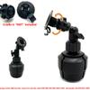 Heavy Duty 17mm & 22mm Ball Drinks Cup Holder Mount Compatible with Garmin Overlander dezl OTR 1000 1010 800 810 700 610 RV 1090 1095 890 895 DriveSmart 60 61 65 70 86 6"-10" GPS view 2