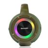 Sharp GX-BT490 Bluetooth Speaker with DSP Technology | Waterproof IP67 | 10 Hour Playtime | Light Effects | 120W Max Power with Deep Bass | True Wireless Pairing | Hands-Free Calling | Strap | Green view 2