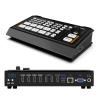 AVMATRIX Multi Camera Video Switcher for Live Streaming, 4CH HDMI Inputs, 6CH Audio Mixer Swither, USB/SD-Card Record, Ethernet & USB Output Live Streaming Shark H4 view 1