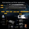 AVMATRIX Multi Camera Video Switcher for Live Streaming, 4CH HDMI Inputs, 6CH Audio Mixer Swither, USB/SD-Card Record, Ethernet & USB Output Live Streaming Shark H4 view 2