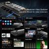 AVMATRIX Multi Camera Video Switcher for Live Streaming, 4CH HDMI Inputs, 6CH Audio Mixer Swither, USB/SD-Card Record, Ethernet & USB Output Live Streaming Shark H4 view 3