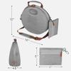 AZURAOKEY Travel Case for Harman Kardon Onyx Studio 5/6 Speaker Carrying Handbag, EVA Hard Carrying Case Travel Storage Bag with Hard Charger Bag for HK Onyx Studio 5/6 Wireless Speaker view 3