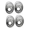 HOMSFOU 4packs Retro Case Cassette Recorder Belts Tape Machine Bands Cassette Tape Band Replacement view 1