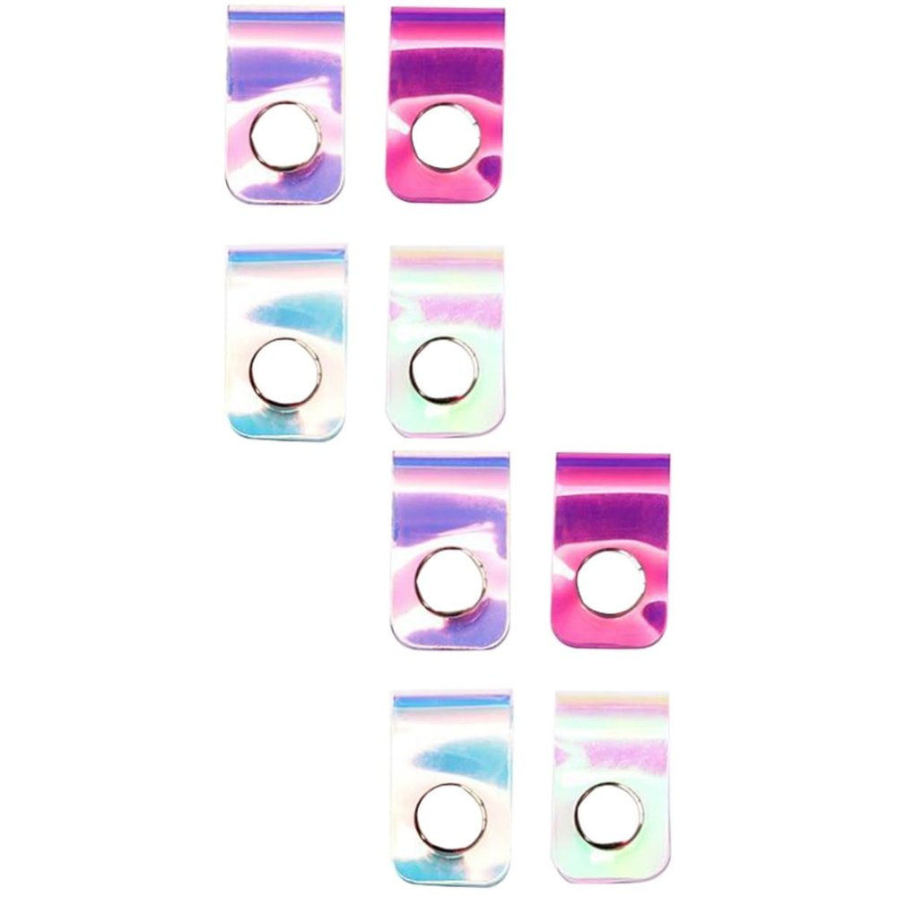 OSALADI 8pcs Cable Storage Buckle Snap Button for Earphone and Data Cable Organization Portable Winder for Random Colors