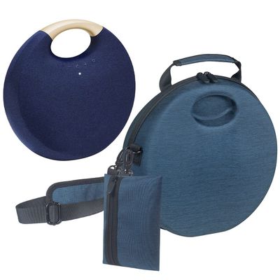 AZURAOKEY Travel Case for Harman Kardon Onyx Studio 5/6 Speaker Carrying Handbag, EVA Hard Carrying Case Travel Storage Bag with Hard Charger Bag for HK Onyx Studio 5/6 Wireless Speaker