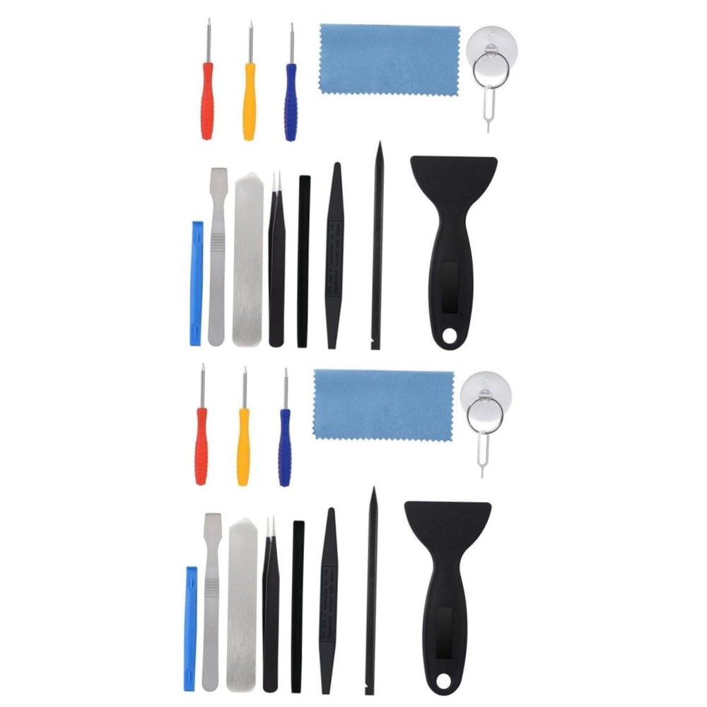 OSALADI 2sets Opening Disassemble Tool Repair Kit for Phone Electronics Tools Scratch-Free 14pcs*2
