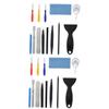 OSALADI 2sets Opening Disassemble Tool Repair Kit for Phone Electronics Tools Scratch-Free 14pcs*2 view 1