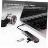 OSALADI 3pcs Type-c USB Hub Adapter Portable Data Hub USB Ports Transmission Speed and Indicator Light for and Other Devices view 3