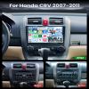 8Core 4+64GB Car Radio Stereo for 2007-2011 Honda CRV: 9" 1280 * 800 IPS Touchscreen Wireless Carplay Android Auto 5GWiFi Bluetooth5.0 FM/AM DSP GPS 1080p Camera Android 13 Head Unit SWC Splitscreen view 2