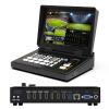 AVMATRIX Shark Multi Camera Video Mixer Switcher for Live Streaming, 4CH HDMI Inputs, 6CH Audio Mixer Swither, 10.1 inch FHD Screen, USB/SD-Card Record, LAN & USB Output Live Streaming H4Plus view 1
