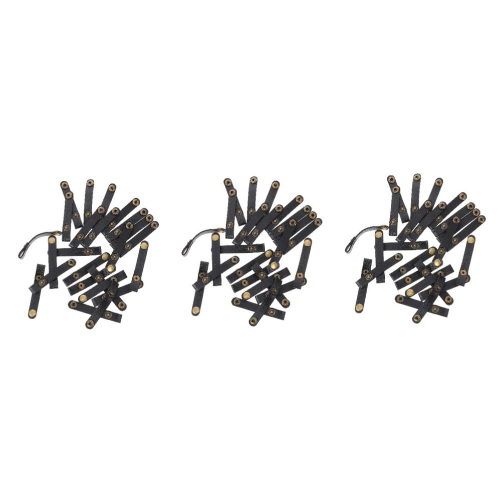 jojofuny 72pcs Charging Cord Organizer Data Cable Snap for Nightstand Leather Cable Holders Headphone Cord Storage Tidy Desktop