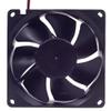 3110KL-04W-B79 12V 0.38A 80MM Fan - 8025 8CM 3-Wire Cooling Fan, Black view 3