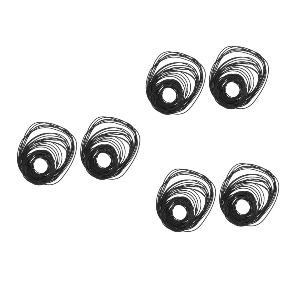 HOMSFOU 6packs Cassette Maintenance Belt for Recorder Square Tape Belt Replacement