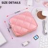 Aatacas Puffy Quilted Travel Cable Electronic Organizer for Accessories Laptop MacBook Power Adapter, Wireless Mouse, for iPhone Charger, Cellphone, Power Bank view 2