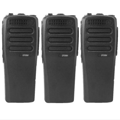3Pack Black CP200D Housing Case Front Cover with Speaker Compatible with Radio CP200D
