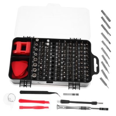 Yardenfun Multi-function Mobile Phone Repair Tool Set Precision Screwdriver Kit for Disassembly and Maintenance of Smartphones and Electronics Crv Bits Black