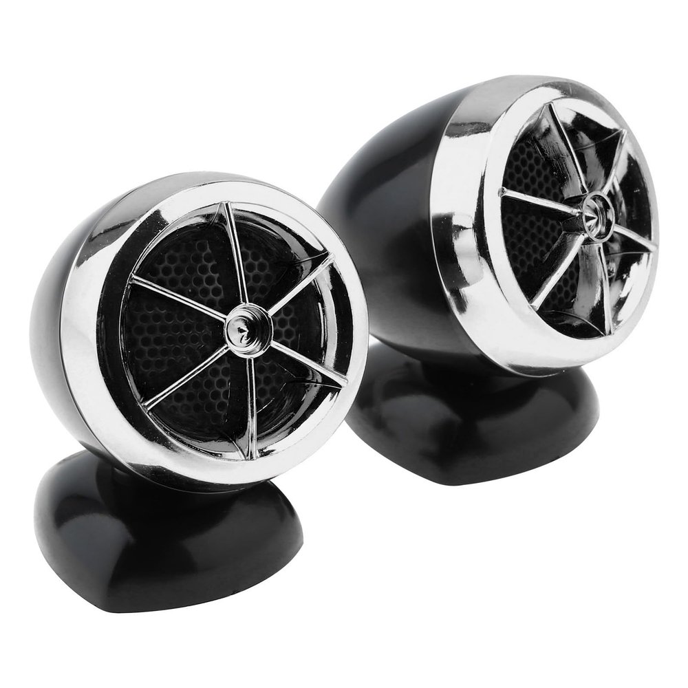 DriSentri Tweeters for Car Audio, 2pcs Car Speakers 1200W Universal Tweeters Mini Horn Music Dome Loudspeaker Audio Speaker for Car Audio System, Silver
