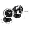 DriSentri Tweeters for Car Audio, 2pcs Car Speakers 1200W Universal Tweeters Mini Horn Music Dome Loudspeaker Audio Speaker for Car Audio System, Silver view 2