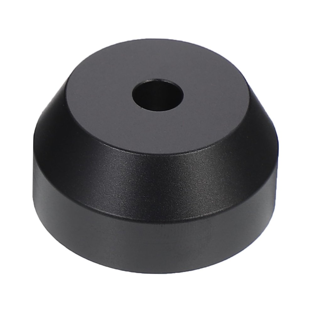 jojofuny 2pcs Vinyl Record Adapter Aluminum Single Adaptor Record Turntable Accessory