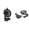 Escort EZ Mag Mount - StickyCup Silicon Suction Cup (Black) & SmartCord USB, Half Straight Half Coiled Cord with USB Port for Charging view 1