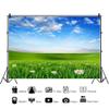 Laeacco 10x8ft Spring Grassland Landscape Backdrop Green Grass Meadow Daisy Flowers Photography Background Nature Scenery Outdoor Travel Adult Children Portrait Supplies Banner Photo Booth Props view 2