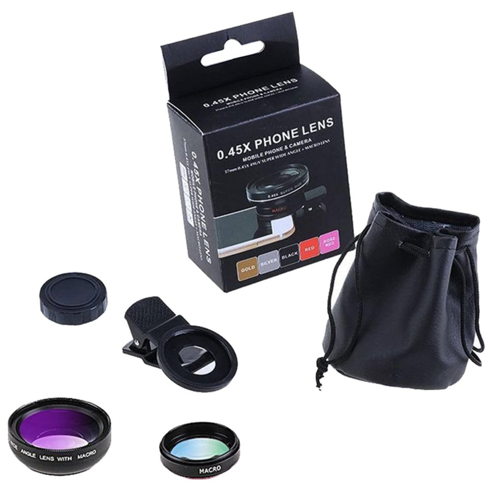 BESTonZON Holder Lens Cell Phone Smartphone Lens s Universal Universal Metal Len