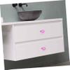 Vaguelly 4set Bubble Ball Drawer Knobs Silver Base Stylish Cabinet Pull Handles for Home Office Easy to Install Includes Screws Pink for Dressers and Cabinets view 3