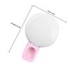 Mini Laptop Portable Light Phone Ring Light Clip on Lens Circle Color Makeup Selfie Camera Mobile Phone Clip on Cell Fill Pink view 2
