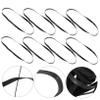 HOMSFOU 120pcs Recorder Rubber Belt for Repair Compatible Tape Recorders DVD Drives and Personal Stereos and Smooth Transmission Flat Design view 3