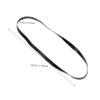 HOMSFOU 120pcs Recorder Rubber Belt for Repair Compatible Tape Recorders DVD Drives and Personal Stereos and Smooth Transmission Flat Design view 4