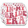 (3Pcs) in My Bride Era Sticker, Sticker Gifts Bride Decorate Books, Laptops, Water Bottles Kindles Stickers, Phones Tumbler Waterproof Vinyl 3" Inch view 1